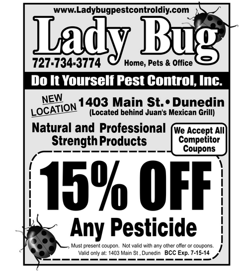 Coupon for Lady Bug Pest Control